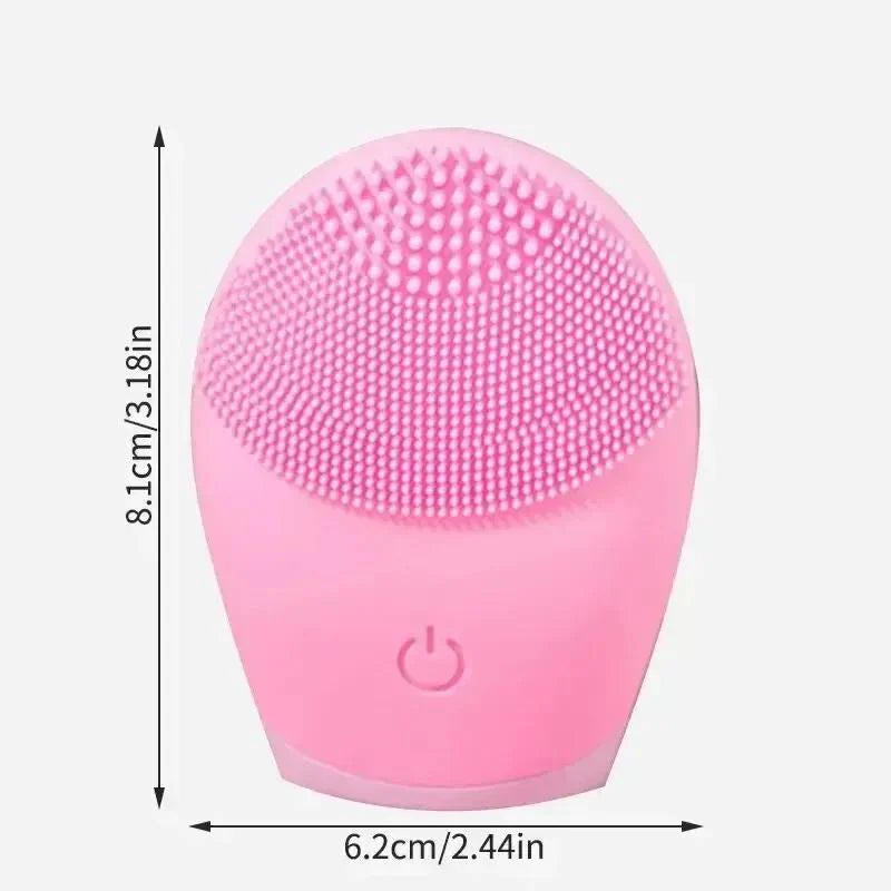 Electric Facial Cleaning Brush Massager