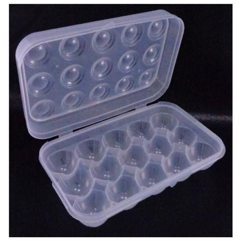 Imported Plastic Egg Storage Box 15 Egg Capacity Tray and Container